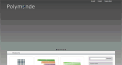 Desktop Screenshot of polymonde-boutique.com